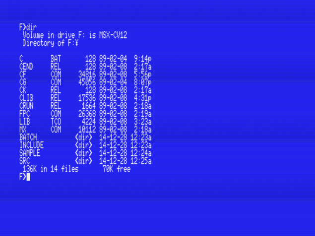 MSX-C_v1.2_disk_contents