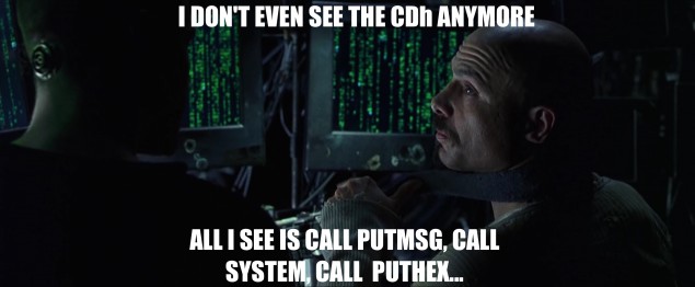 <em>Yes, Cypher, but using assembler is less painful than using machine code</em>