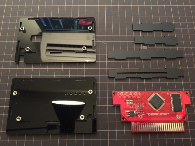 The MEMORY SAMURAI disassembled. Internal side.